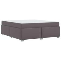 Bedframe Grijs 180 x 200 cm Kunstleer - thumbnail