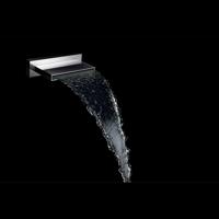 Inbouw Baduitloop BWS Ultra met Waterval Uitloop Chroom - thumbnail