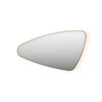 Spiegel Organisch INK SP23 120x70 cm Met Verlichting en Spiegelverwarming Links Mat Goud - thumbnail