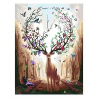 Ravensburger creart schilderen op nummer - magnificent encounter - thumbnail