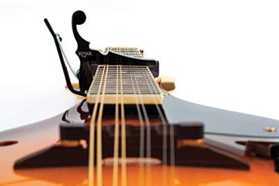 Kyser Quick-Change capo voor ukelele, mandoline en banjo zwart