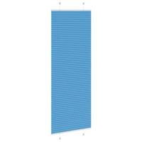 Pliss rolgordijn 75x200 cm stofbreedte 74,4 cm polyester blauw - thumbnail