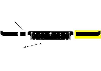 Bumperlijst Links Bumper -9/93 0640581