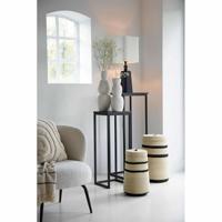 Light & Living Zuil 'Bryson' Set van 2 stuks, kleur Zwart - thumbnail