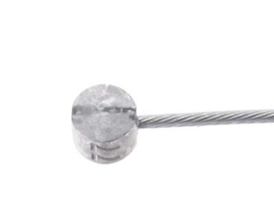 Elvedes Rem binnenkabel 2 000 mm 1×19 draads verzinkt ø1,5mm met t-nippel ø7 × 6mm