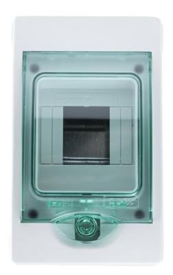Schneider Electric 13441 13441 Kleine verdeelkast Oppervlakmontage Aantal groepen: 4 Aantal rijen: 1 Inhoud: 1 stuk(s)