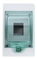 Schneider Electric 13441 13441 Kleine verdeelkast Oppervlakmontage Aantal groepen: 4 Aantal rijen: 1 Inhoud: 1 stuk(s) - thumbnail