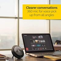 Jabra SPEAK 710 MS + Link 370 Conferentieluidspreker Bluetooth Zwart, Grijs - thumbnail
