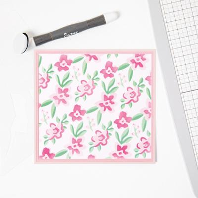 Sizzix • layered stencils flower patch by alexis trimble