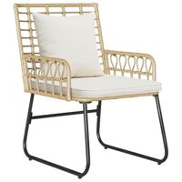 Tuin Eetset met kussen 3 pcs Zwart, Antraciet 113 x 69 x 83 cm - thumbnail