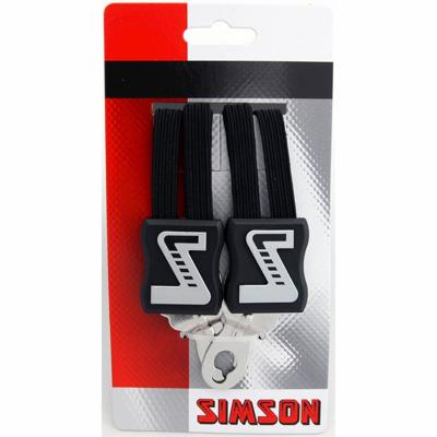 Snelbinder Trio Simson extra kort met 3 binders - zwart