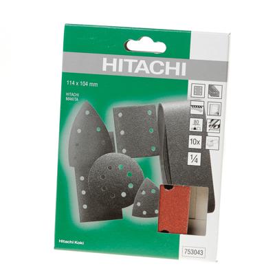 Hikoki Accessoires Hikoki schuurpapier 114x104mm k80 (10st)