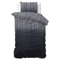 Dreamhouse DH Flanel Dante Antraciet 140 x 220 cm - thumbnail
