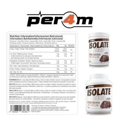 PER4M Isolate Zero Chocolate Brownie Batter (900 g)