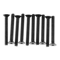 M3x25mm Hex Socket Flat Head (Black) (10pcs) (AXA150) - thumbnail