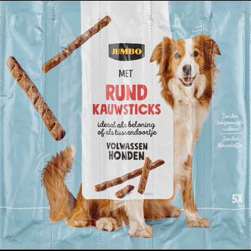 Jumbo Honden Kauwsticks Rund 5 Stuks