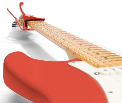 Kyser x Fender Quick-Change Electric Capo Fiesta Red capo voor elektrische gitaar