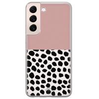 Samsung Galaxy S22 Plus siliconen hoesje - Pink dots - thumbnail