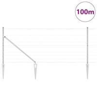 Weidehekwerk Zilver 100 x 1 m Gegalvaniseerd staal - thumbnail