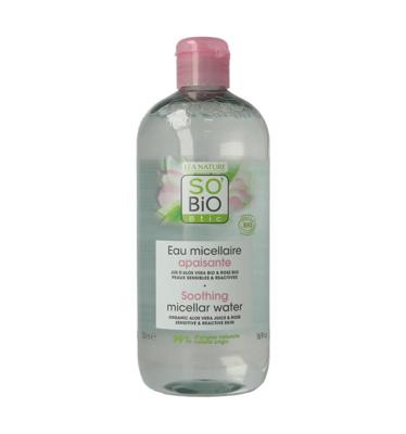 So Bio Etic Hydra aloe vera micellar water 500 Milliliter So Bio Etic Hydra aloe vera micellar water 500 Milliliter