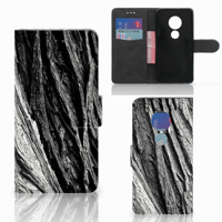 Book Style Case Motorola Moto G7 Play Boomschors Grijs - thumbnail