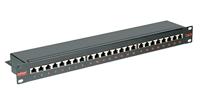 ROLINE Cat.6 (Klasse E) 19 patchpaneel, 24P, afgeschermd, zwart - thumbnail