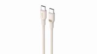 Havit CB6284 - USB Type C naar USB Type C-kabel, 2,0 m (beige) - thumbnail