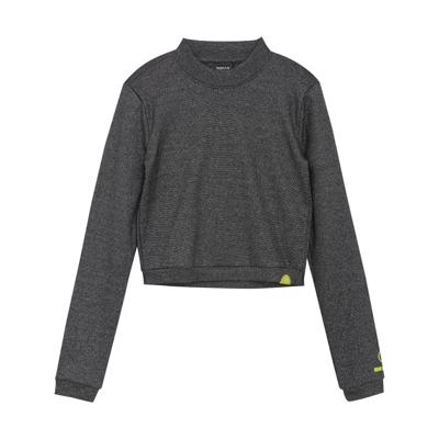 Indian Blue Jeans Winter t-shirt meisjes - zwart - longsleeve/cropped/metallic