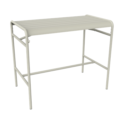 Fermob Luxembourg tuintafel hoog 126x73 cm Clay Grey