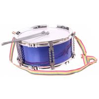 Johntoy drum met sticks blauw 30 cm - thumbnail