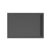 Douchevloer Xenz Easy Tray | 120x100 cm | Incl.Gootcover en Afvoersifon | Acryl | Rechthoek | Zwart mat - thumbnail
