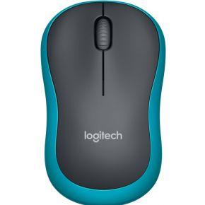 Logitech M185 Muis Radiografisch Optisch Blauw 3 Toetsen 1000 dpi