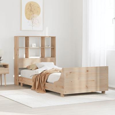 Bedframe zonder matras massief grenenhout 150x200 cm