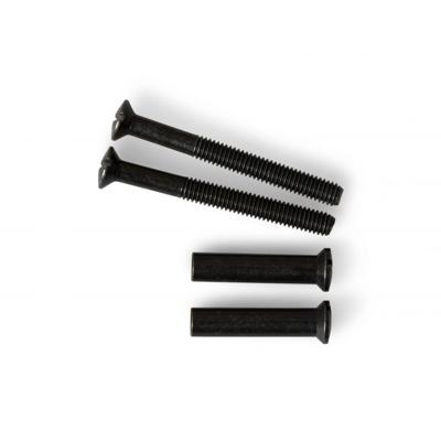 DX 2 Patentboutjes m4x38 mm met hulsjes - zwart