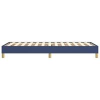 Boxspring Bedframe Blauw 100x200 cm Stof - thumbnail