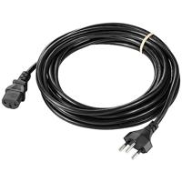 Sygonix SY-5243896 Apparaat (koud) Aansluitkabel Zwart 5.00 m - thumbnail