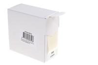 Etiket rillprint 35mm 500st op rol wit - thumbnail