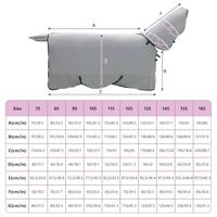 VidaXL Paardendeken volledig lichtgrijs en roze polyester - thumbnail