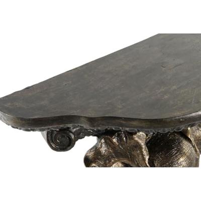 Planken DKD Home Decor Olifant Gouden Hars (36,5 x 16,5 x 36 cm)