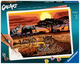 Ravensburger Creart schilderen op nummer - savannah landscapes