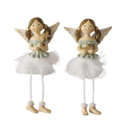 Boltze Home engel met bungelbeentjes