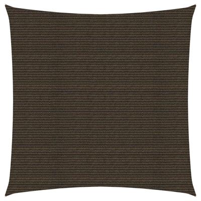 VidaXL Zonnezeil 160 g/m² 4x4 m hdpe bruin