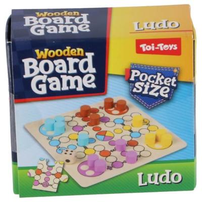 Toi Toys Mini houten bordspel 8cm