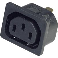 Martin Kaiser 796/15/63/sw/C Apparaatstekker (koud) 796 Bus, inbouw verticaal Totaal aantal polen: 2 + PE 10 A Zwart 1 stuk(s) - thumbnail