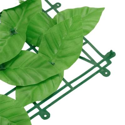 VidaXL Balkonscherm met groene bladeren 200x100 cm