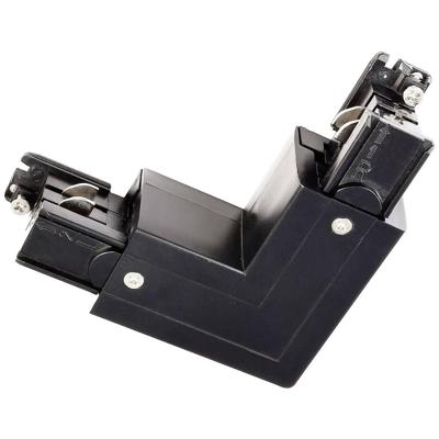 Deko Light 710038 D Line 90°-Verbinder links-rechts mit Wechselmechanik 230V-railsysteemcomponenten Stroomrail 3-fasig Zwart Deko Light 710038 D Line 90°-Verbinder links-rechts mit Wechselmechanik 230V-railsysteemcomponenten Stroomrail 3-fasig Zwart