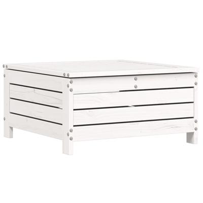 6-delige Loungeset massief grenenhout wit - thumbnail