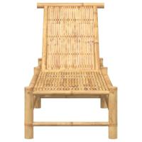 Ligbed 55x199x30 cm bamboe - thumbnail