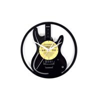 Vinyl Klok Gitaar - Gemaakt Van Een Gerecyclede Plaat - thumbnail