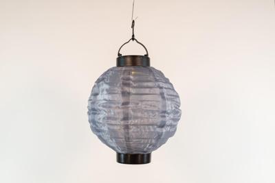 Solar lampion grijs 20 cm led warm wit Anna's Collection - Annas collection Solar lampion grijs 20 cm led warm wit Anna's Collection - Annas collection